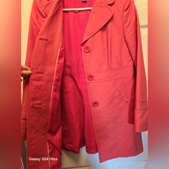 Ann Taylor Trench Coat - Picture 2 of 4